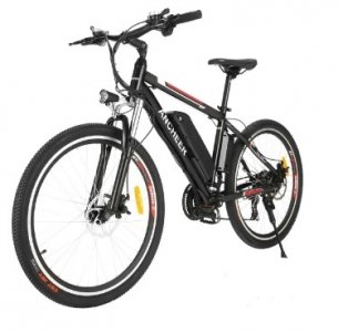 ANCHEER 26 Inch Wheel New Upgraded Electric Mountain Bike